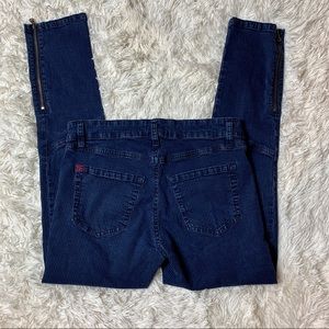 BDG Zippered Cigarette Pinstripe Skinny Jeans 26